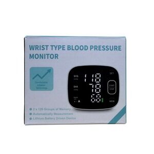 Wrist‎ Type Blood Pressure Monitors Blood Pressure Cuff W1101L w/ Carrying Case